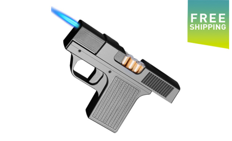 $24.95 for a 10-Pack Creative Pistol Lighter Cigarette Box (a $42 Value)
