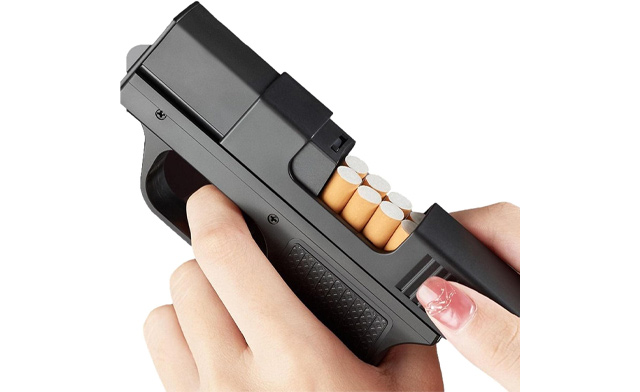 Image of $24.95 for a 10-Pack Creative Pistol Lighter Cigarette Box (a $42 Value)