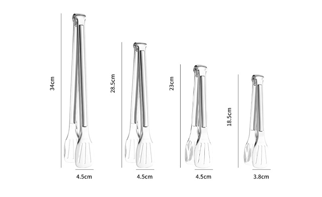 Image of $29.95 for 4 Stainless Steel Barbecue & Food Tongs (a $46.48 Value)