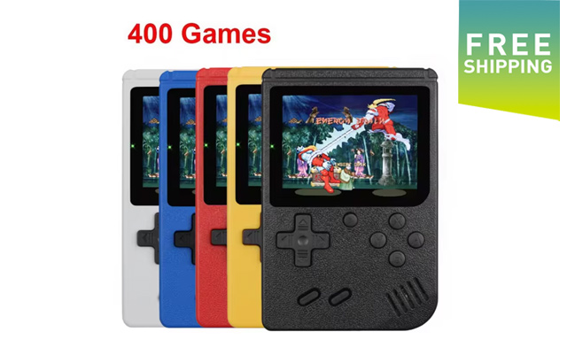 Image of $27.95 for a 400-in-1 Mini Handheld Game Console (a $44 Value)