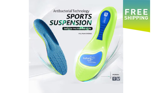 Image of $16.99 for Orthopedic Insoles with Support and Shock Absorption (a $32.50 Value)