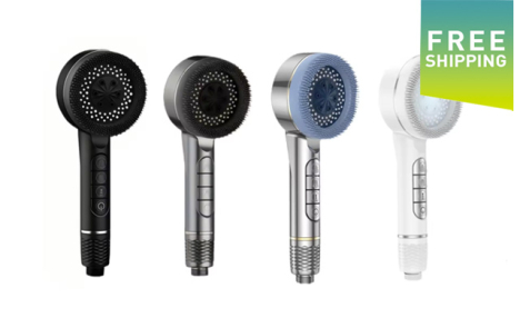 $42.95 for a 4-Mode Self-Cleaning Shower Head with Brush (a $54 Value)
