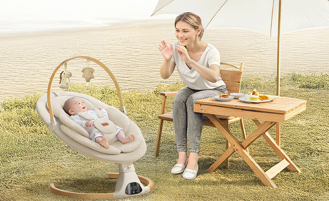 Image of 50% Off – $119.45 for an Electric Baby Swing (a $239.99 Value)