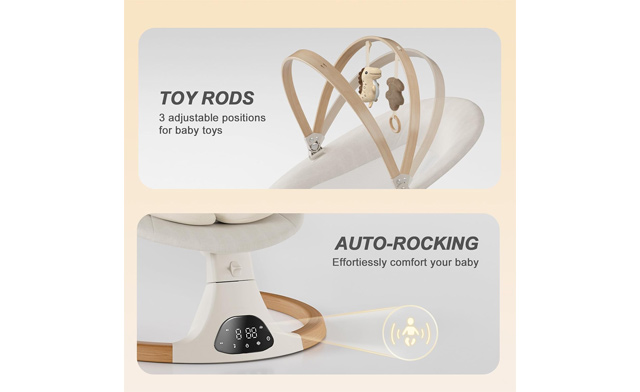 Image of 50% Off – $119.45 for an Electric Baby Swing (a $239.99 Value)