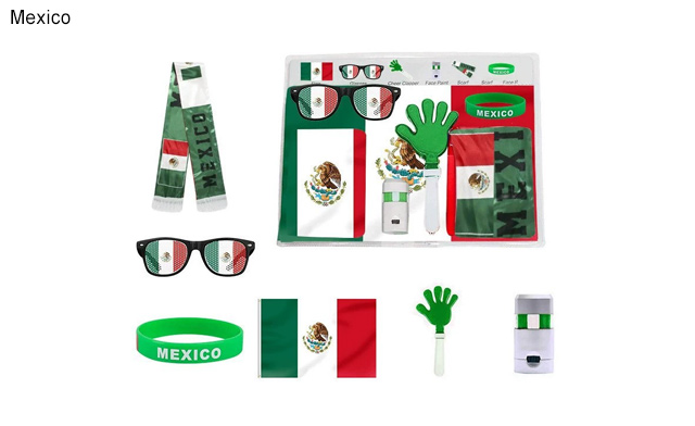 Image of $26.95 for a 2026 Football Fan Pack with Flag, Glasses & Cheer Props (a $46.99 Value)