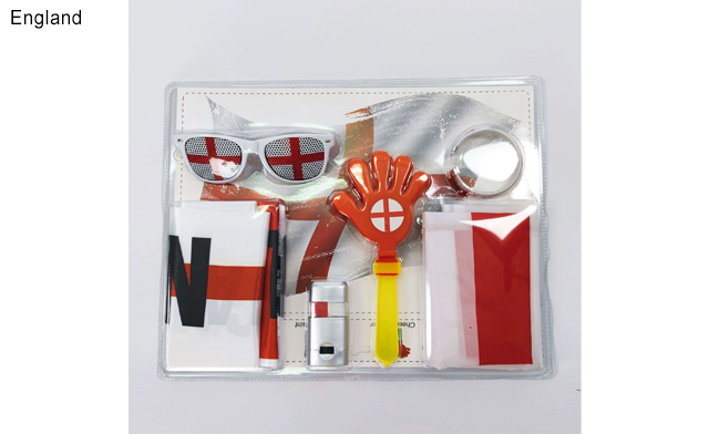 Image of $26.95 for a 2026 Football Fan Pack with Flag, Glasses & Cheer Props (a $46.99 Value)