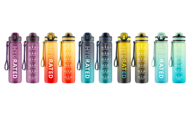 Image of $22.95 for Motivational Spill Proof Water Bottles - 750ml (a $33.98 Value)