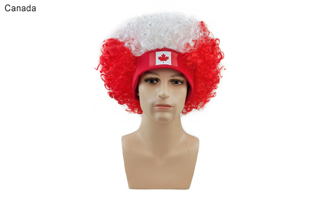 Image of $24.95 for a Football Fan Wig with Headband (a $40 Value)
