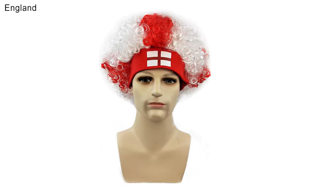 Image of $24.95 for a Football Fan Wig with Headband (a $40 Value)