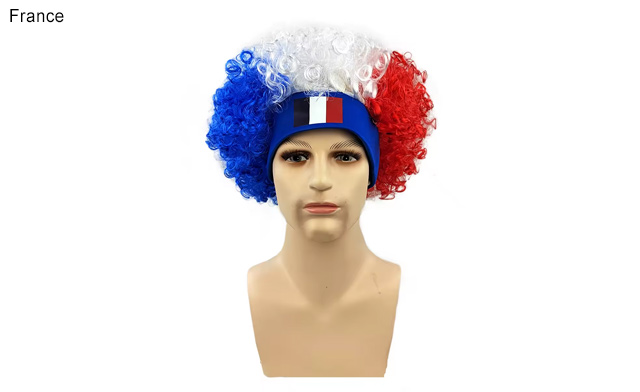 Image of $24.95 for a Football Fan Wig with Headband (a $40 Value)