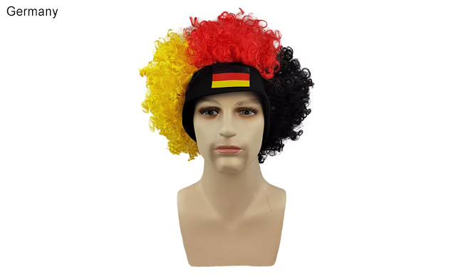 Image of $24.95 for a Football Fan Wig with Headband (a $40 Value)