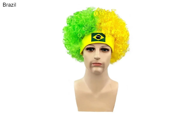 Image of $24.95 for a Football Fan Wig with Headband (a $40 Value)