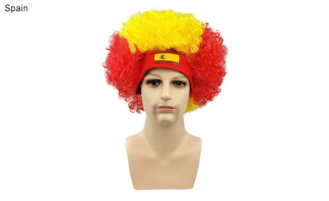 Image of $24.95 for a Football Fan Wig with Headband (a $40 Value)