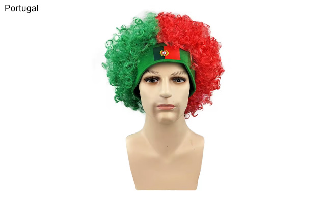 Image of $24.95 for a Football Fan Wig with Headband (a $40 Value)