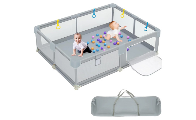 Image of $74.95 for a Mesh Baby Playpen (a $109.99 Value)