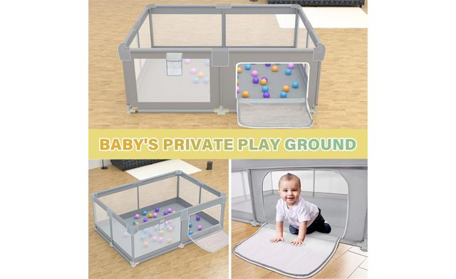 Image of $74.95 for a Mesh Baby Playpen (a $109.99 Value)