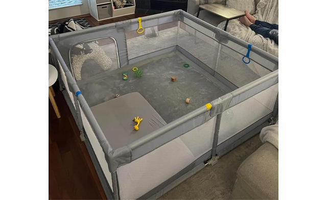 Image of $74.95 for a Mesh Baby Playpen (a $109.99 Value)