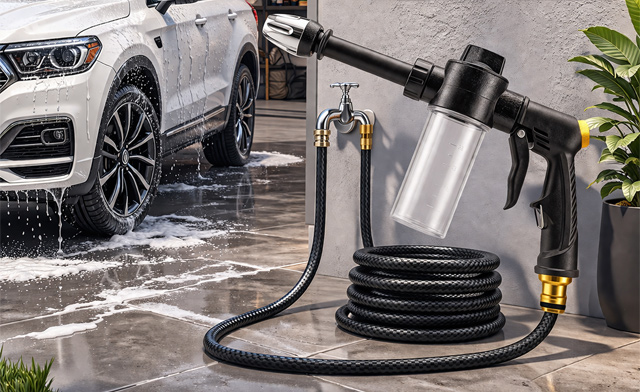 Image of $17.99 for a High-Pressure Car Wash Sprayer with Foam Bottle (a $29.99 Value)