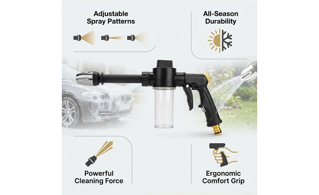 Image of $17.99 for a High-Pressure Car Wash Sprayer with Foam Bottle (a $29.99 Value)