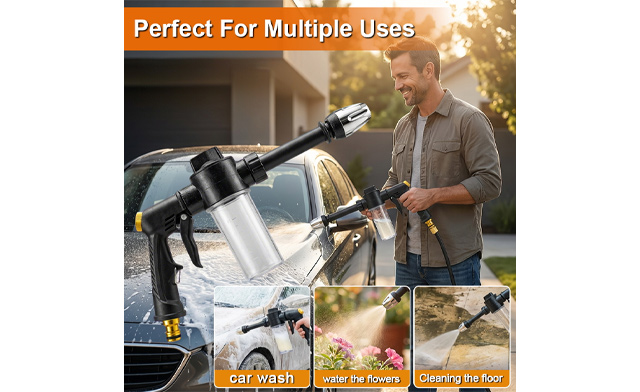 Image of $17.99 for a High-Pressure Car Wash Sprayer with Foam Bottle (a $29.99 Value)