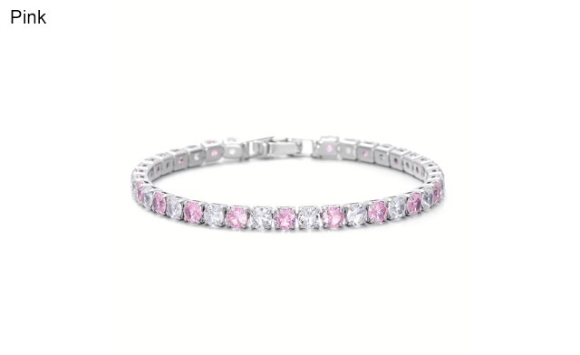 Image of $24.95 for a White Gold Plated Tennis Bracelet (a $139 Value)