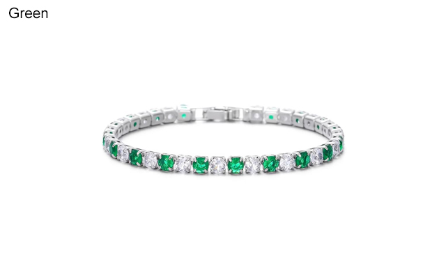 Image of $24.95 for a White Gold Plated Tennis Bracelet (a $139 Value)