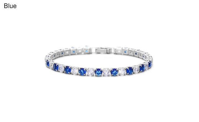 Image of $24.95 for a White Gold Plated Tennis Bracelet (a $139 Value)
