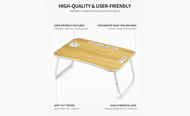 Image of $28.95 for a Foldable Laptop Bed Desk (a $59.99 Value)