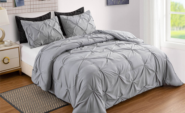 Image of $35.90 & Up for a Pintuck Comforter Set