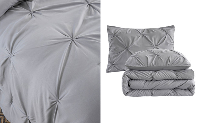 Image of $35.90 & Up for a Pintuck Comforter Set