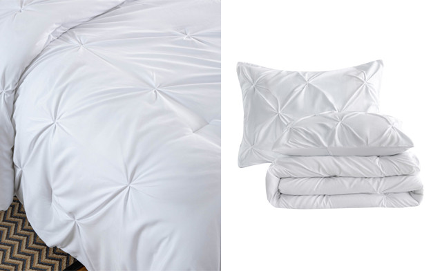 Image of $35.90 & Up for a Pintuck Comforter Set