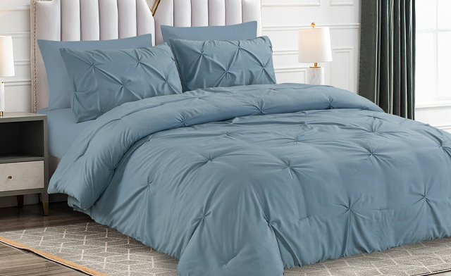 Image of $35.90 & Up for a Pintuck Comforter Set