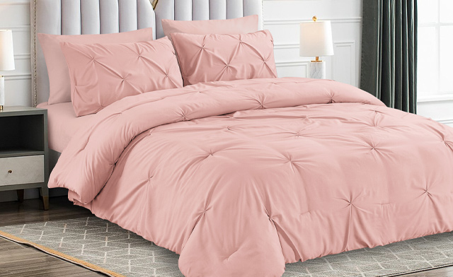 Image of $35.90 & Up for a Pintuck Comforter Set