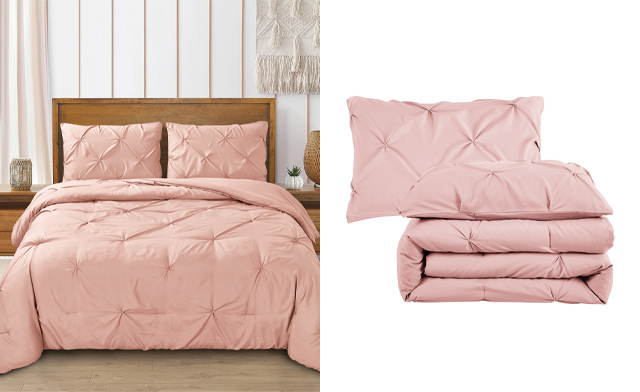 Image of $35.90 & Up for a Pintuck Comforter Set