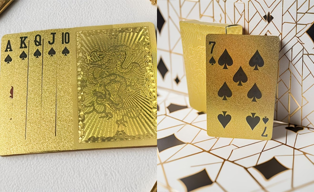 Image of $21.95 for a 2 Sets of Gold Dragon Playing Cards (a $34.99 Value)