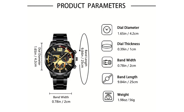 Image of $28.95 for a Men’s Wallet and Watch Set (a $79.99 Value)
