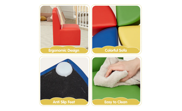 Image of $199.95 for an 8-Piece Toddler Sofa Couch (a $289 Value)
