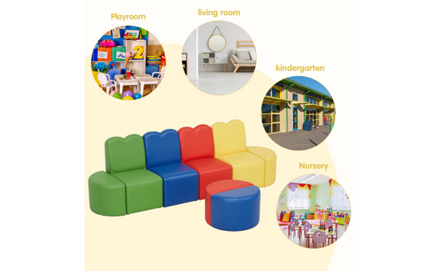 Image of $199.95 for an 8-Piece Toddler Sofa Couch (a $289 Value)
