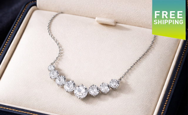 Image of $39.99 for a 1-Carat Moissanite Necklace (a $99.99 Value)