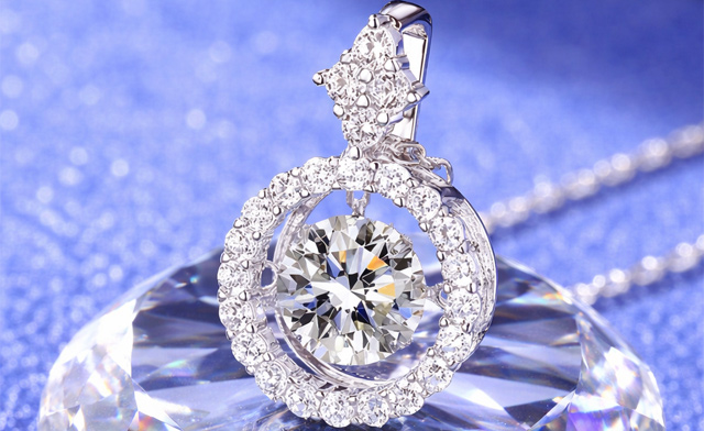 Image of $39.99 for a 1-Carat Moissanite Pendant Necklace with Star Ring (a $99.99 Value)