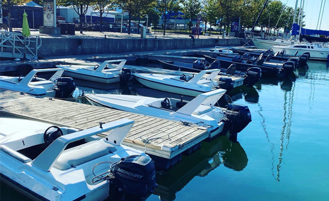 Image of Up to 25% Off a 60 or 90-Minute Mini Powerboat Rental for Two People