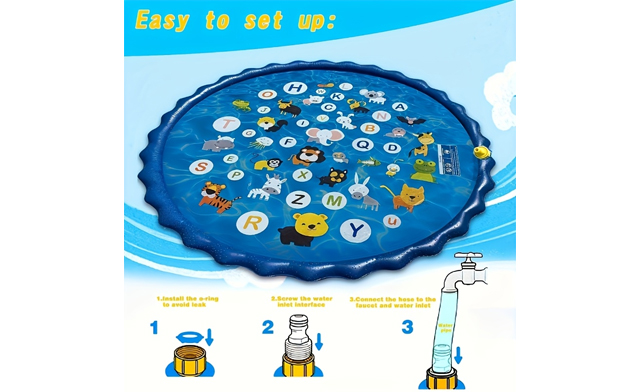 Image of $25.99 for a Kid’s Inflatable Sprinkler Pad (a $49.99 Value)