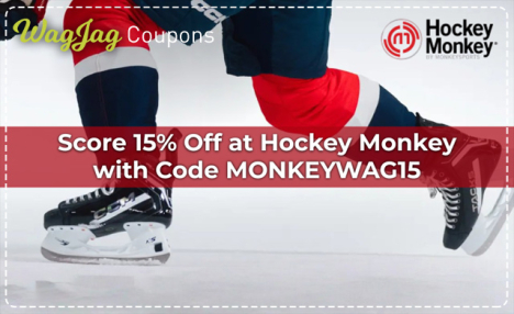 Score 15% Off at Hockey Monkey Canada with Code MONKEYWAG15