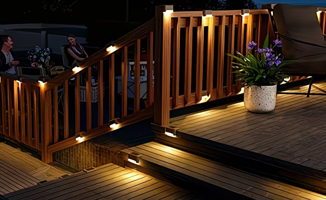 Image of $19.95 & Up for a 4-Pack or 8-Pack of LED Solar Deck Lights