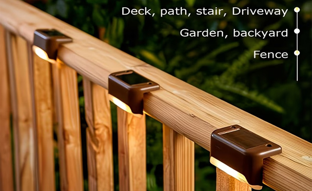 Image of $19.95 & Up for a 4-Pack or 8-Pack of LED Solar Deck Lights