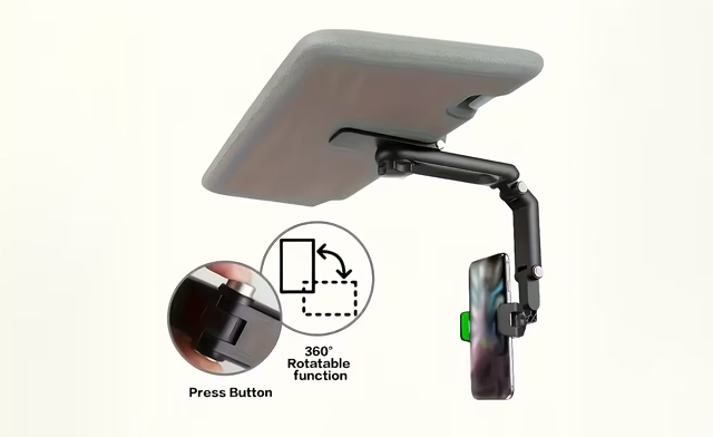 Image of $19.95 for a Rotatable Sun Visor Phone Holder (a $28.99 Value)