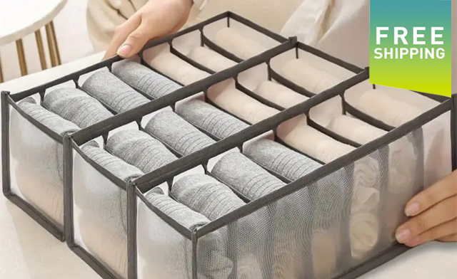 Image of $16.95 for a 3-Piece Drawer Organizer Set (a $21.99 Value)