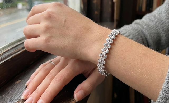 Image of $34.95 for a 9.1 Carat Tennis Bracelet (a $189 Value)