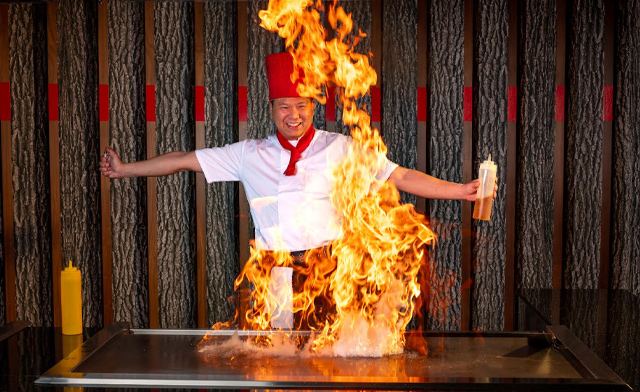 Image of $79 & Up for a Seven-Course Prix-Fixe Teppanyaki Dinner for 2 or 4 people (9 Locations)