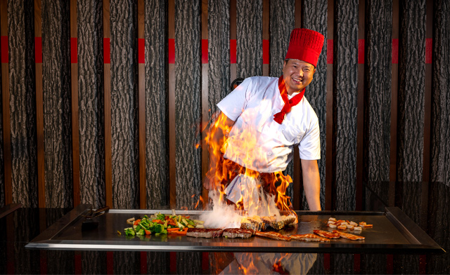 Image of $79 & Up for a Seven-Course Prix-Fixe Teppanyaki Dinner for 2 or 4 people (9 Locations)